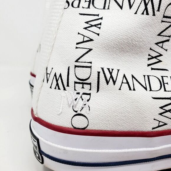 Converse JW Anderson Chuck Taylor 70 Shoes Mens 13 Hi Top Grid Logo Sneakers - Picture 7 of 12